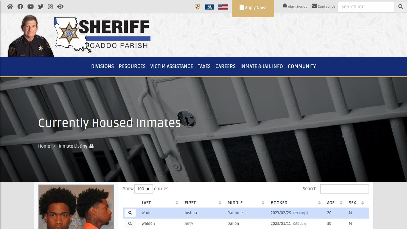 Caddo Correctional Center Inmates - caddo sheriff
